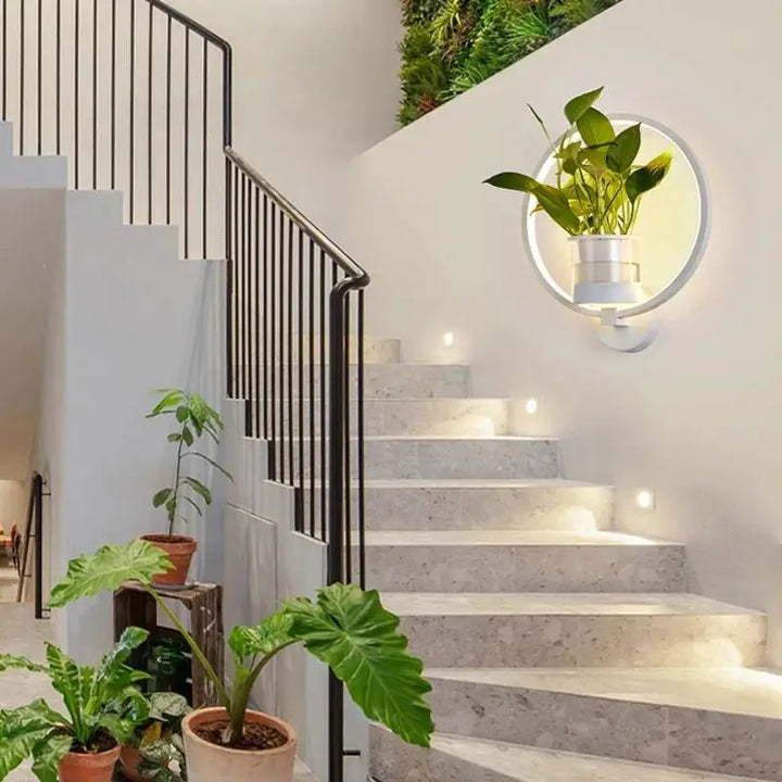 Stornfield | Botanical Wall Lamp - wall lamp with plant for stylish lighting