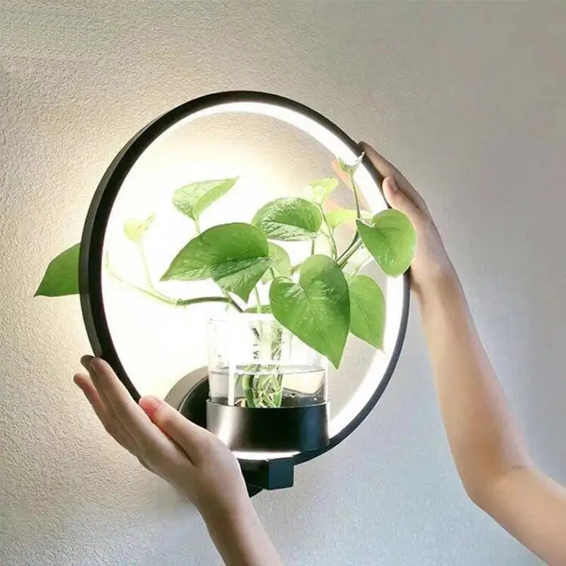 Stornfield | Botanical Wall Lamp - wall lamp with plant for stylish lighting