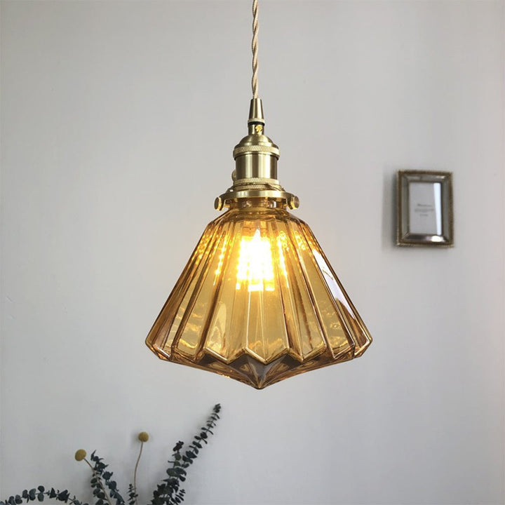 Brass and Glass Kitchen Pendant Lights | Stornfield