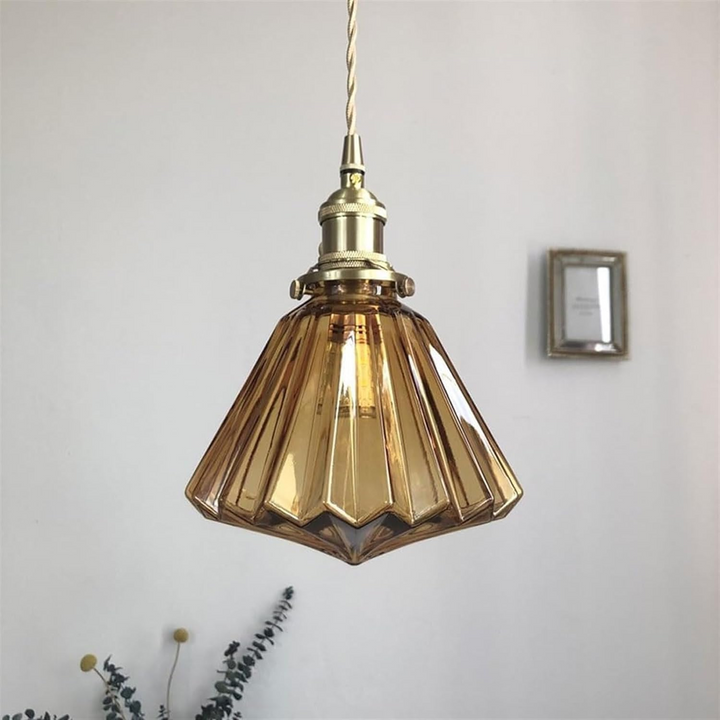 Brass and Glass Kitchen Pendant Lights | Stornfield