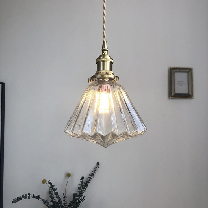 Brass and Glass Kitchen Pendant Lights | Stornfield