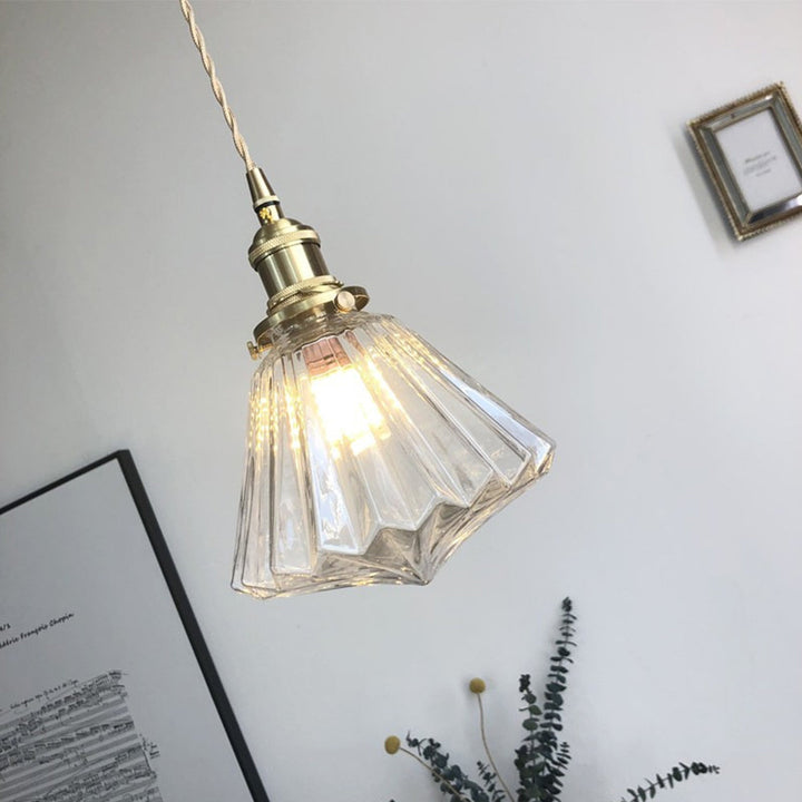 Brass and Glass Kitchen Pendant Lights | Stornfield