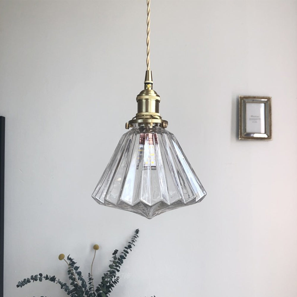 Brass and Glass Kitchen Pendant Lights | Stornfield