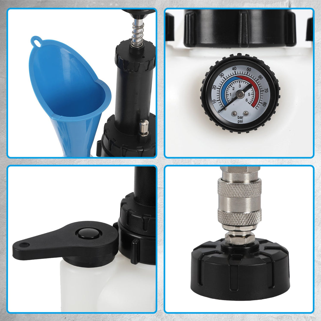 3L brake fluid brake bleeding device with 1L suction container | Stornfield