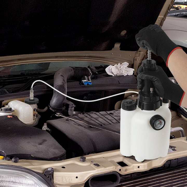 3L brake fluid brake bleeding device with 1L suction container | Stornfield