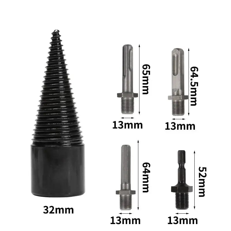 Stornfield | Firewood Drill Bit Set – Split wood easily with the cordless drill