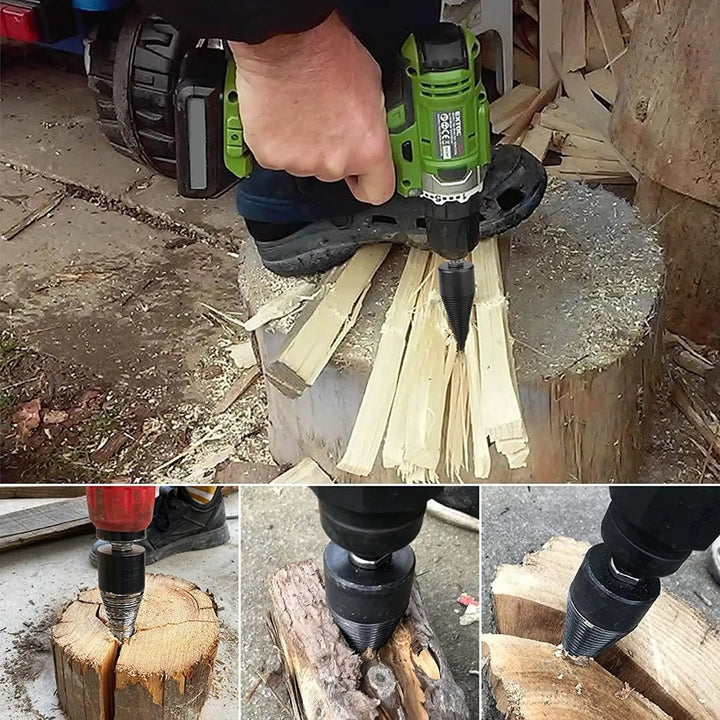 Stornfield | Firewood Drill Bit Set – Split wood easily with the cordless drill