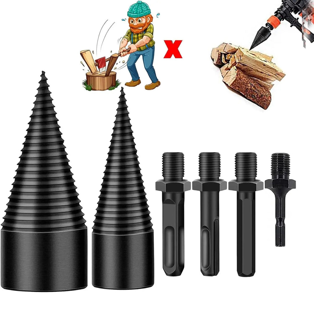 Stornfield | Firewood Drill Bit Set – Split wood easily with the cordless drill