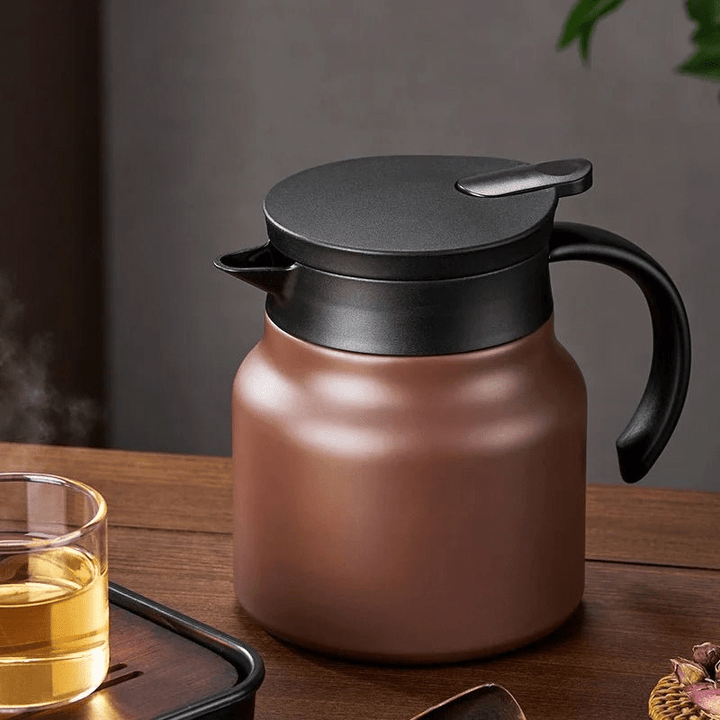 Stornfield | Insulated teapot with stainless steel strainer & ceramic for hot or cold tea