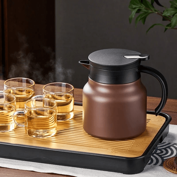 Stornfield | Insulated teapot with stainless steel strainer & ceramic for hot or cold tea