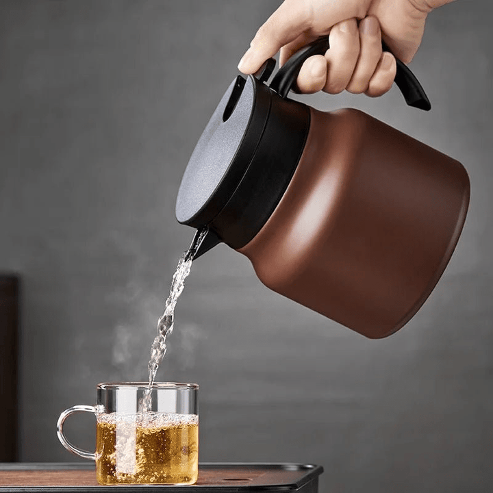 Stornfield | Insulated teapot with stainless steel strainer & ceramic for hot or cold tea