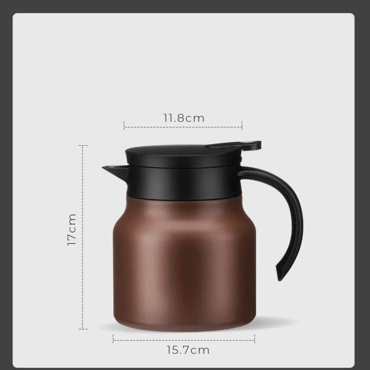 Stornfield | Insulated teapot with stainless steel strainer & ceramic for hot or cold tea