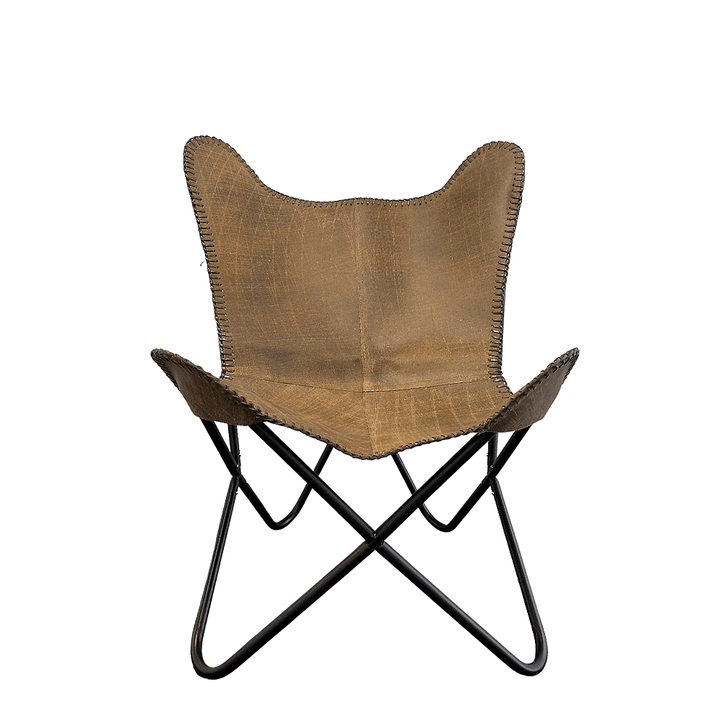 Bat chair made of real leather (available in different colors) | Stornfield