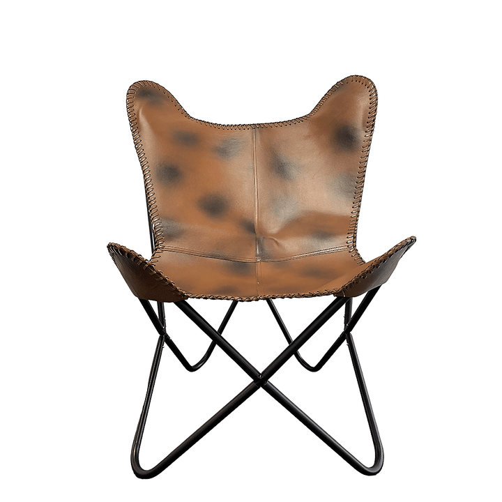 Bat chair made of real leather (available in different colors) | Stornfield