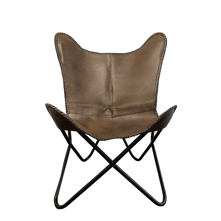 Bat chair made of real leather (available in different colors) | Stornfield