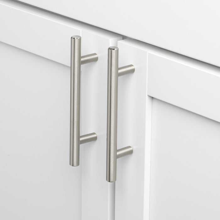 Stornfield | Brushed Nickel Stainless Steel Modern T-Bar Drawer Pulls