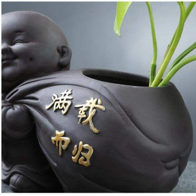 Bouddha-Moine-Cache-pot Stornfield