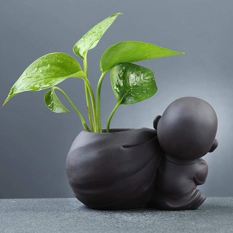 Bouddha-Moine-Cache-pot Stornfield
