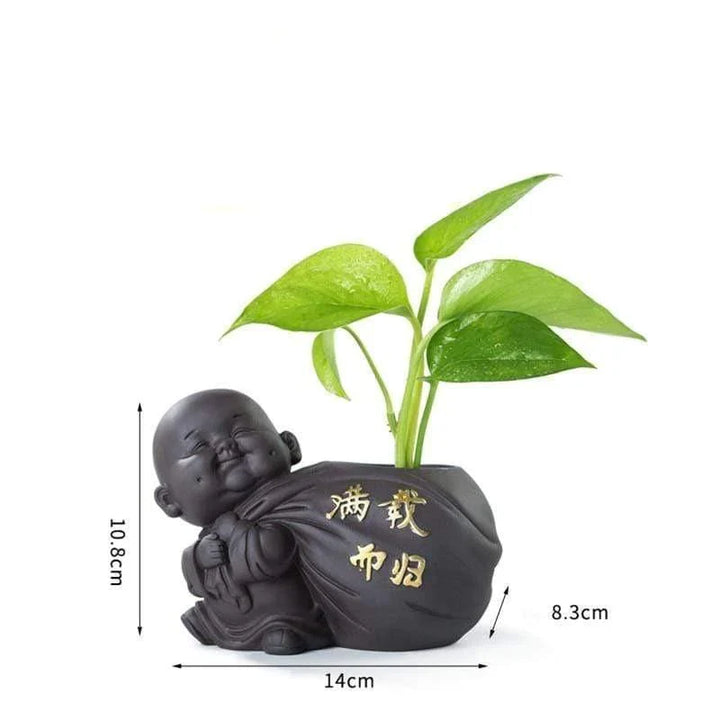 Bouddha-Moine-Cache-pot Stornfield