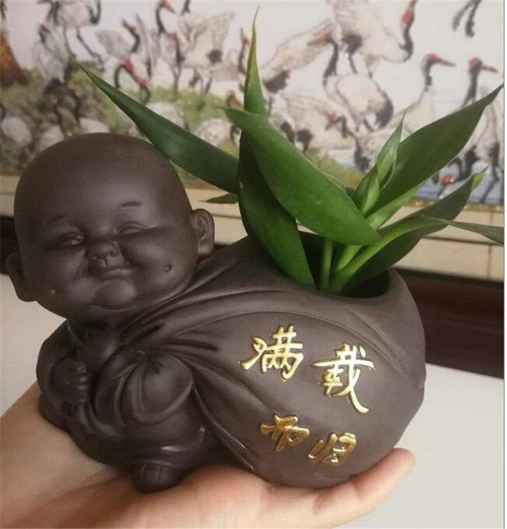 Bouddha-Moine-Cache-pot Stornfield