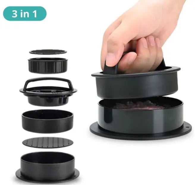 Burger press with twist lock for perfect patties | Stornfield