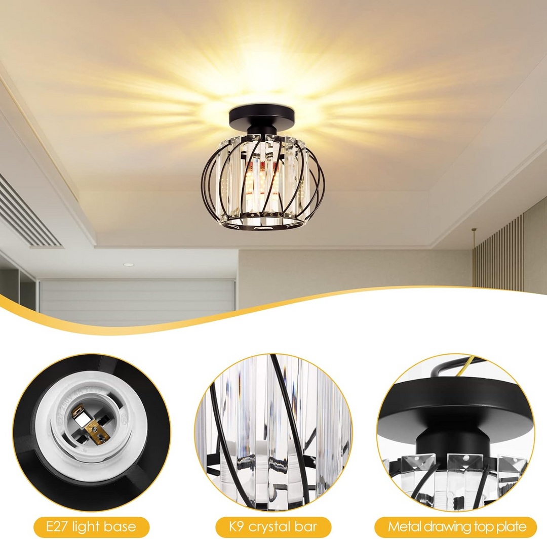 Glass Ceiling Light | Stornfield