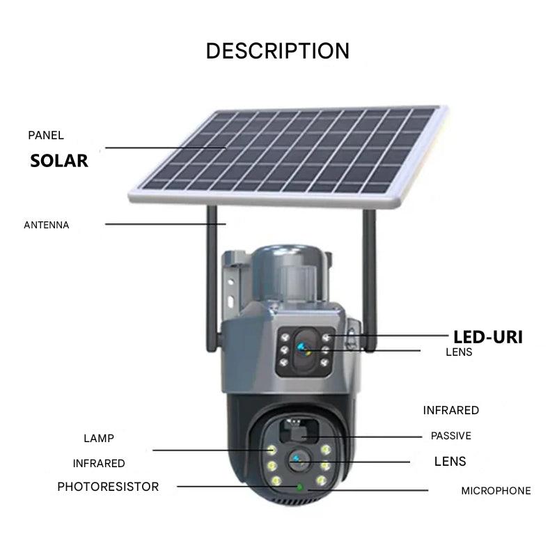 DualGuard Solar 4K – Wireless 4K Security Camera with Solar Panel and 4G | Stornfield