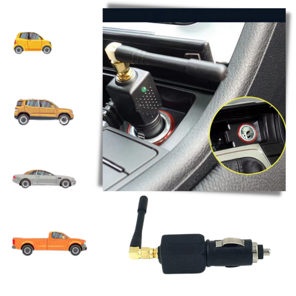 Stornfield | Portable GPS Signal Blocker for Car | 12V Lighter Powered Privacy Device