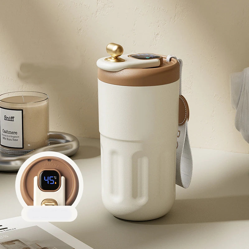 Portable Smart Stainless Steel Coffee Cup | Stornfield