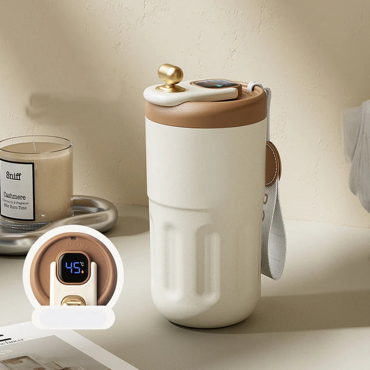 Portable Smart Stainless Steel Coffee Cup | Stornfield