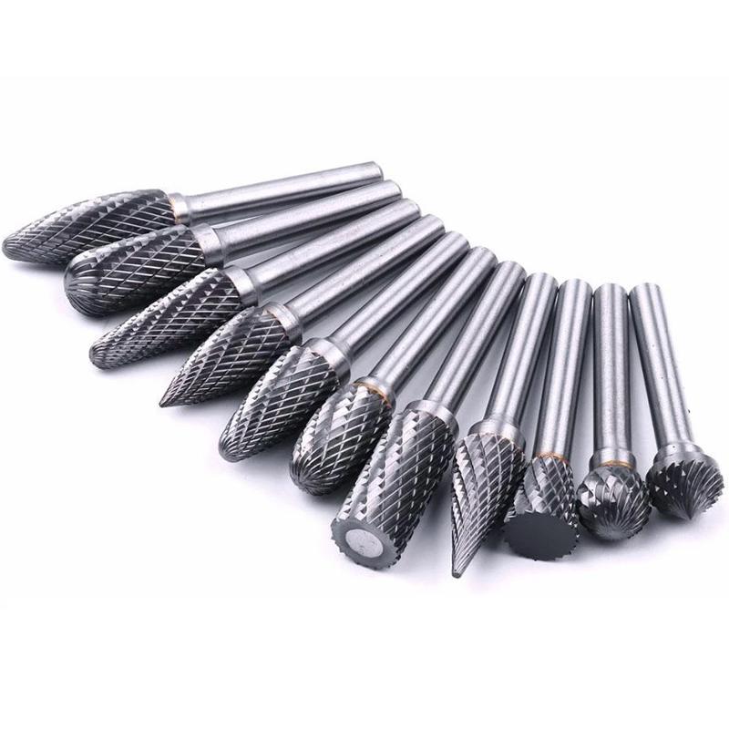 10 in 1 Tungsten Steel Grinding Head (10PCS) | Stornfield