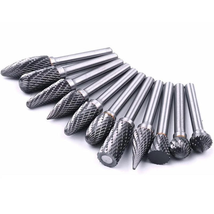 10 in 1 Tungsten Steel Grinding Head (10PCS) | Stornfield