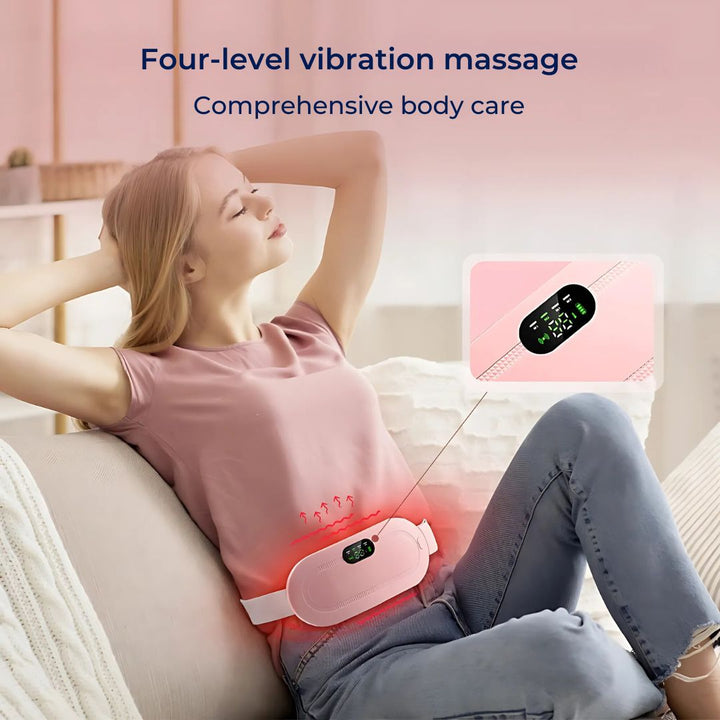 CalmFlow Heating Pad for Menstrual Cramps | Menstrual Cramp Relief - Soothing Heat for Cramps - Muscle Relaxation - Stress Reduction Stornfield