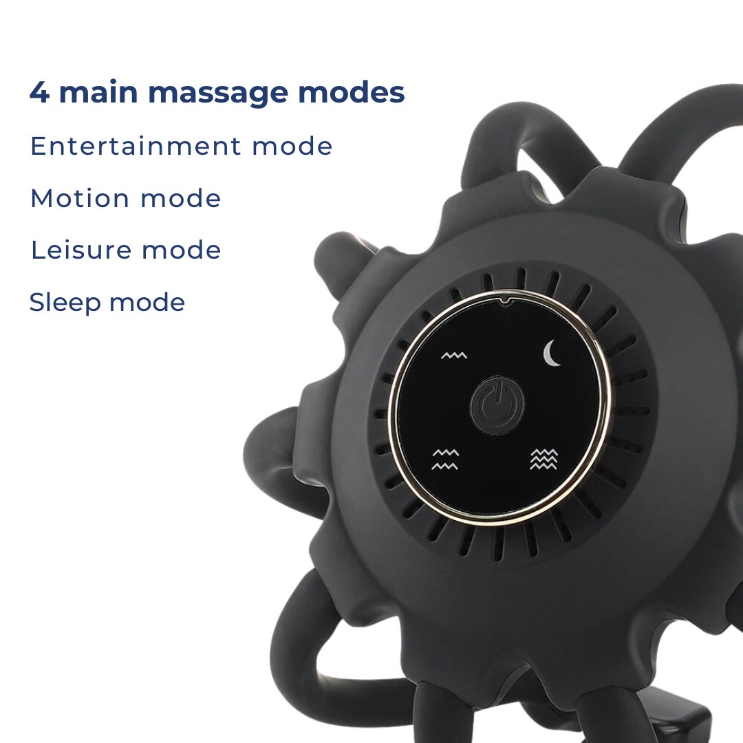 CalmFlow Smart Electric Octopus Head Massager | Scalp Massager - Stress Relief - Sleep Improvement - Stornfield Multi-directional Vibration Head Massager