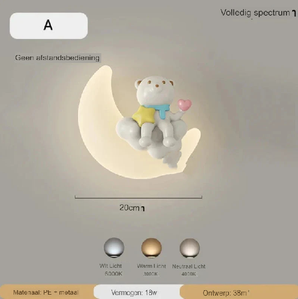 Stornfield | Moon Wall Sconce | Soft Lighting | High Quality - Noram