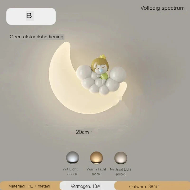 Stornfield | Moon Wall Sconce | Soft Lighting | High Quality - Noram