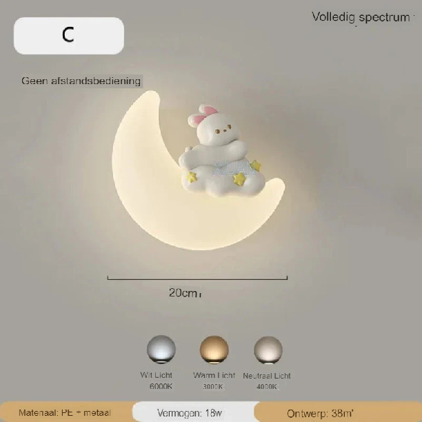 Stornfield | Moon Wall Sconce | Soft Lighting | High Quality - Noram