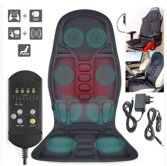 Stornfield | 8 Mode Massage Chair Pad With Heated Back Neck Cushion