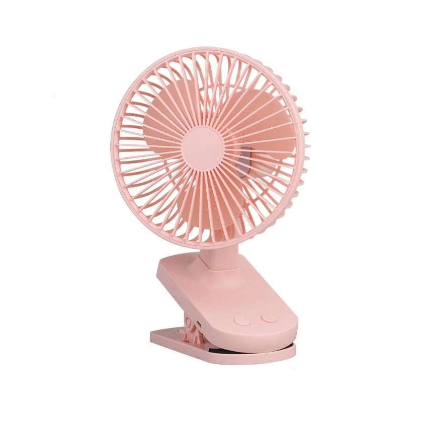Clip On Rechargeable Moveable Head Portable Fan | Stornfield