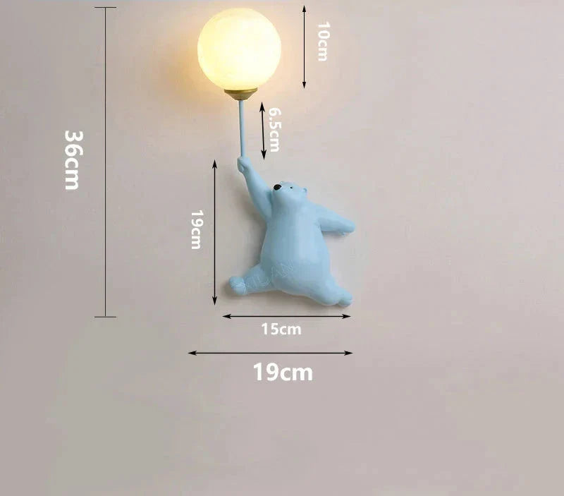 Cartoon Wall Light for Children's Room – LED Wall Lamp for Kids | Stornfield