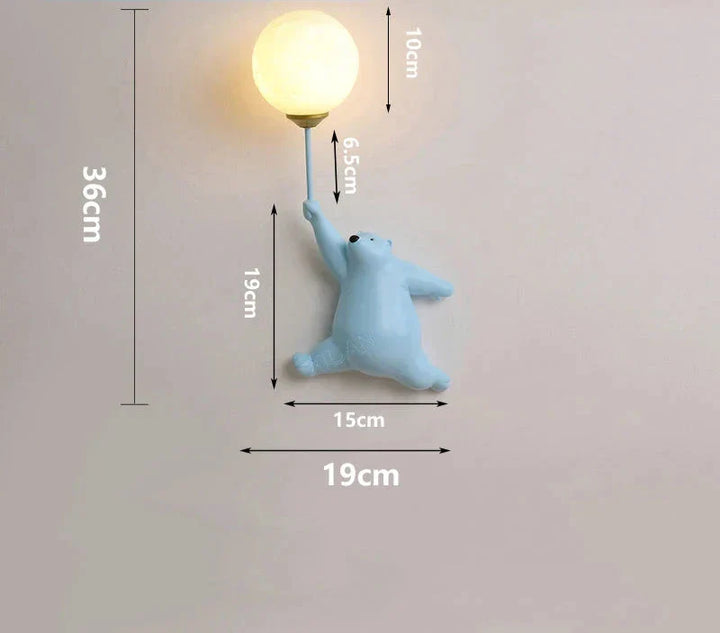 Cartoon Wall Light for Children's Room – LED Wall Lamp for Kids | Stornfield