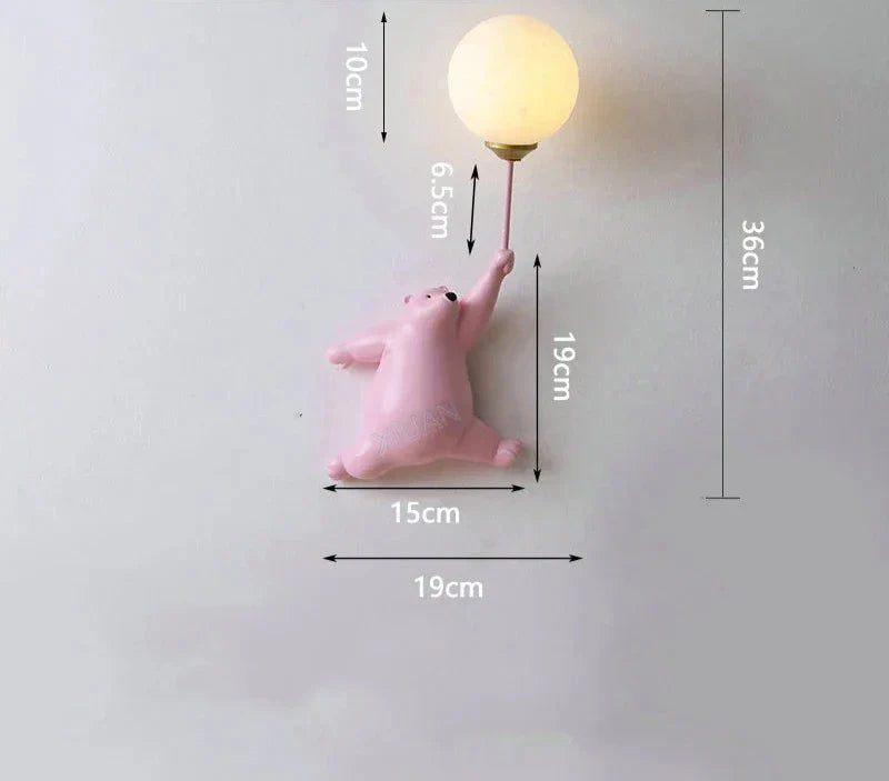 Cartoon Wall Light for Children's Room – LED Wall Lamp for Kids | Stornfield