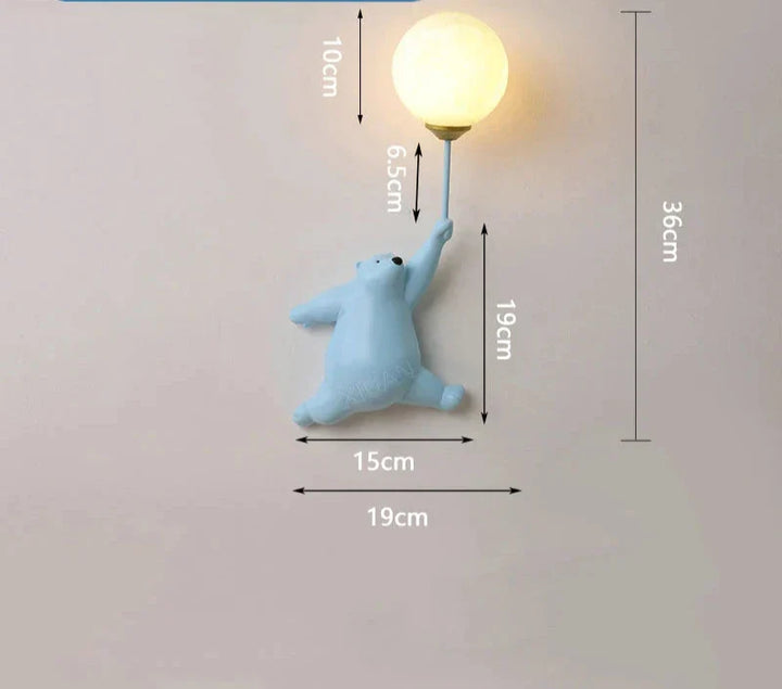 Cartoon Wall Light for Children's Room – LED Wall Lamp for Kids | Stornfield