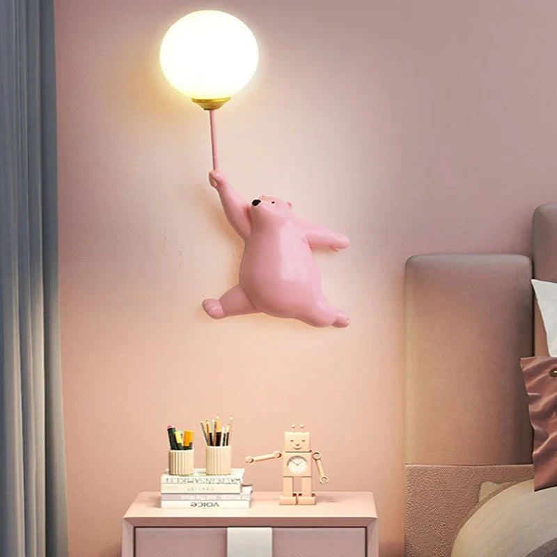 Wall lamp for children's room | Stylish cartoon wall lamp for nursery | Stornfield