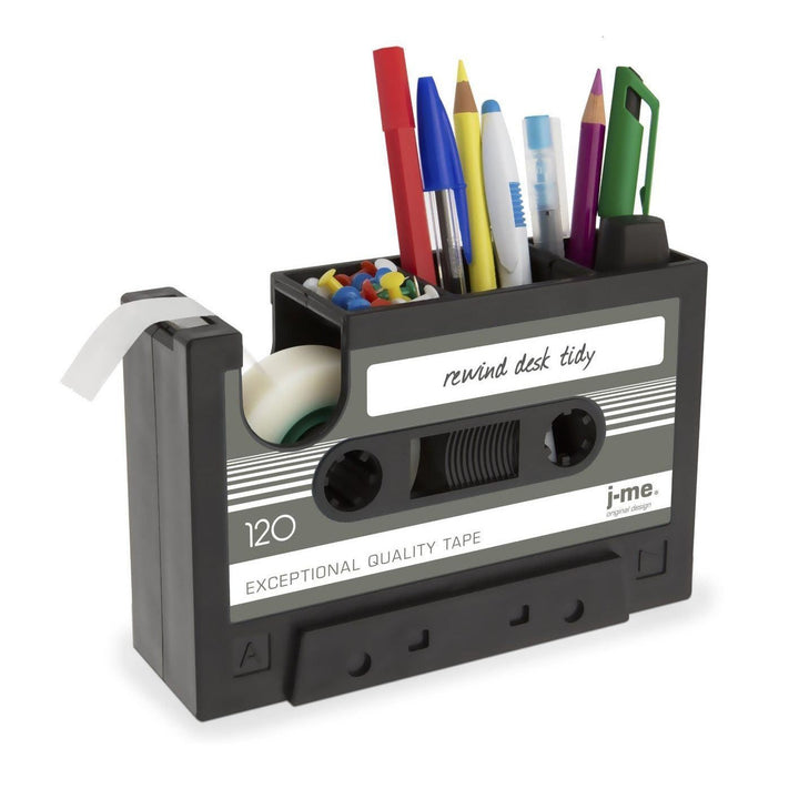 Cassette Tape Dispenser & Pen Holder | Stornfield