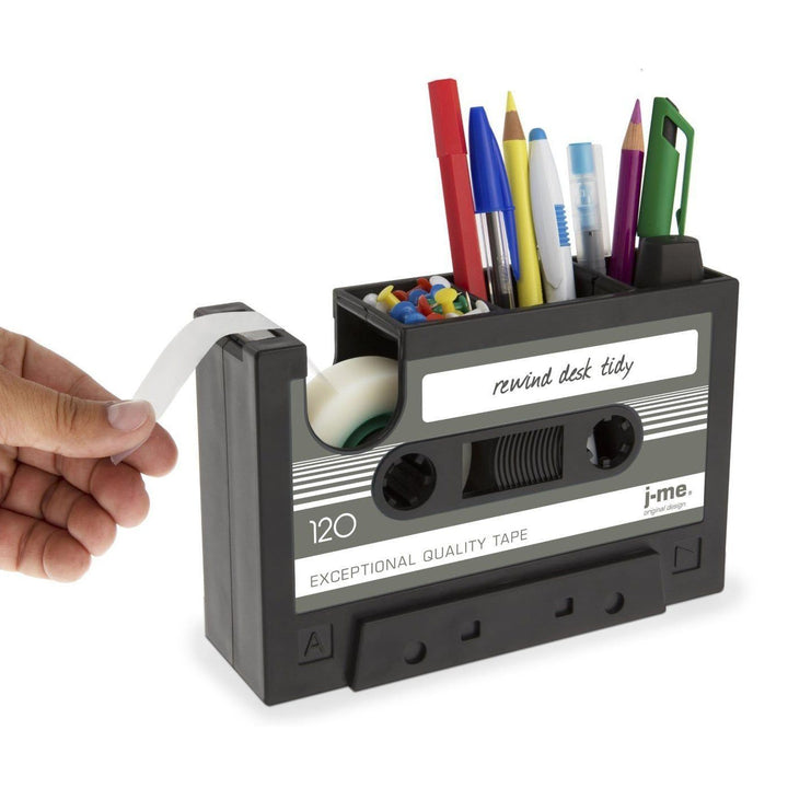Cassette Tape Dispenser & Pen Holder | Stornfield