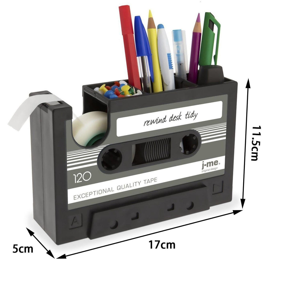 Cassette Tape Dispenser & Pen Holder | Stornfield
