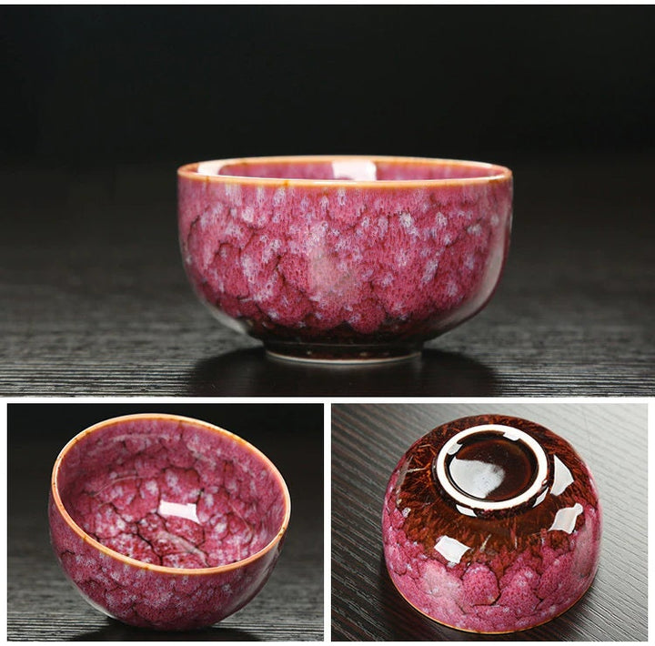 Stornfield | Ensemble de Gaiwan en céramique kuai ke Ensemble de thé de camping Kung Fu 1 théière 1 tasse Théière de voyage Tasse à café Mug d'eau Bouilloire de bureau Ustensiles de boisson