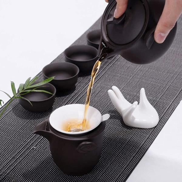 Ceramic Hand Shaped Air Plant Egg Jewelry Holder | Stornfield