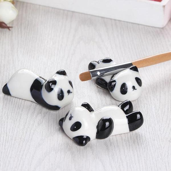 Ceramic Panda Paintbrush Chopsticks Holder | Stornfield